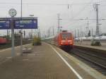 BR 101 vor Zugen/2964/101-124-5-mit-dem-ic-2047 101 124-5 mit dem IC 2047 nach Leipzig bei der Einfahrt auf Gleis 10 am 05.10.2008 