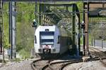 KAmbly Lötschi RABe 535 115  Trubschachen II  verlässt am 15.4.20 Brig.