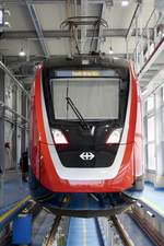 SBB RABe 502 404  Brig-Glis  am 29.6.19 bei der Tag der offenen Tür im Servicecenter Brig.