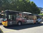 Neuer MAN Lions City im PostAuto Design und Überland Version für den Letsbus Brig-Glis am 28.7.16 in Brig.