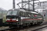 Shadowpircer Br 193 665  Thunersee  am 12.12.23 beim verlassen des Bahnhof Brig.