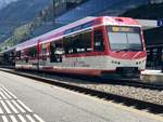 GSW ABt 2132 der MGB am 15.7.17 im Bahnhof Visp.